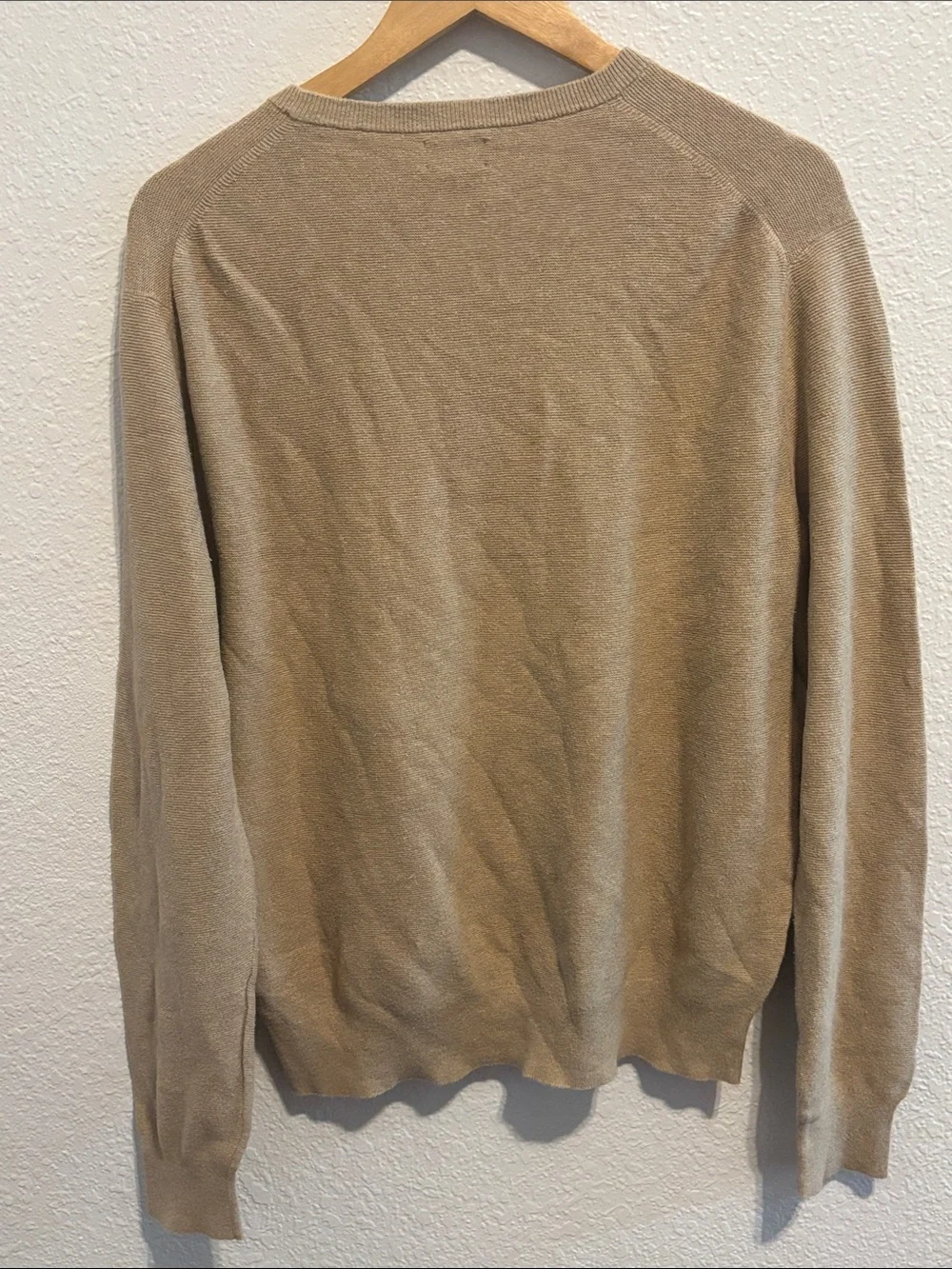 J. Crew Men’s Crewneck Sweater in Light Tan
